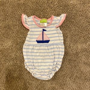 Classic Whimsy sailboat one piece